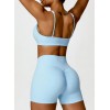 Женский спортивный комплект Shorts Push-up + Top model 128
